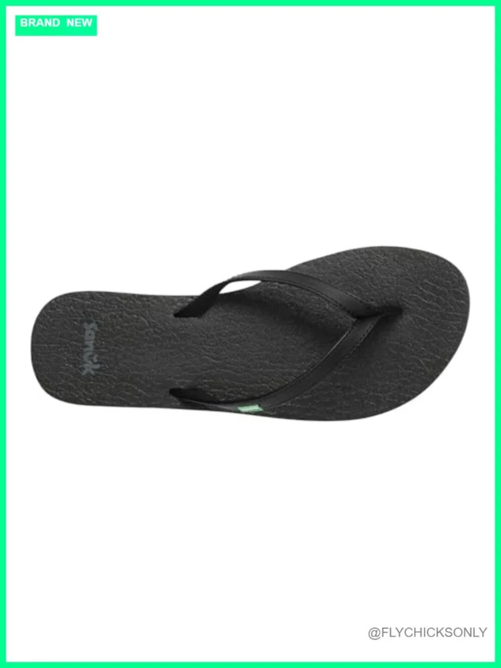 Yoga Mat Footbed Flip Flops with Synthetic Strap - Lightweight & Casual
